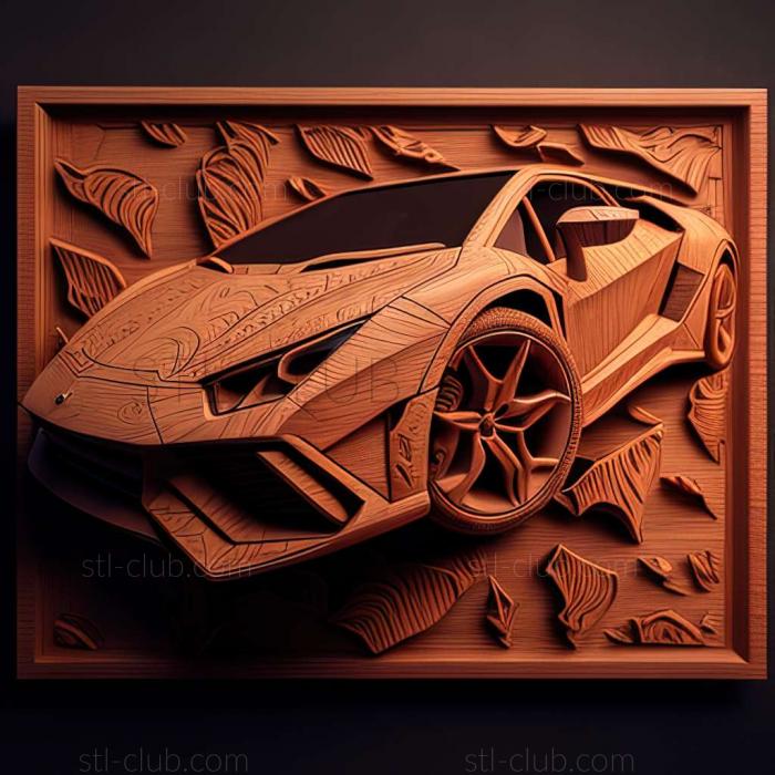 3D мадэль Lamborghini Raptor (STL)